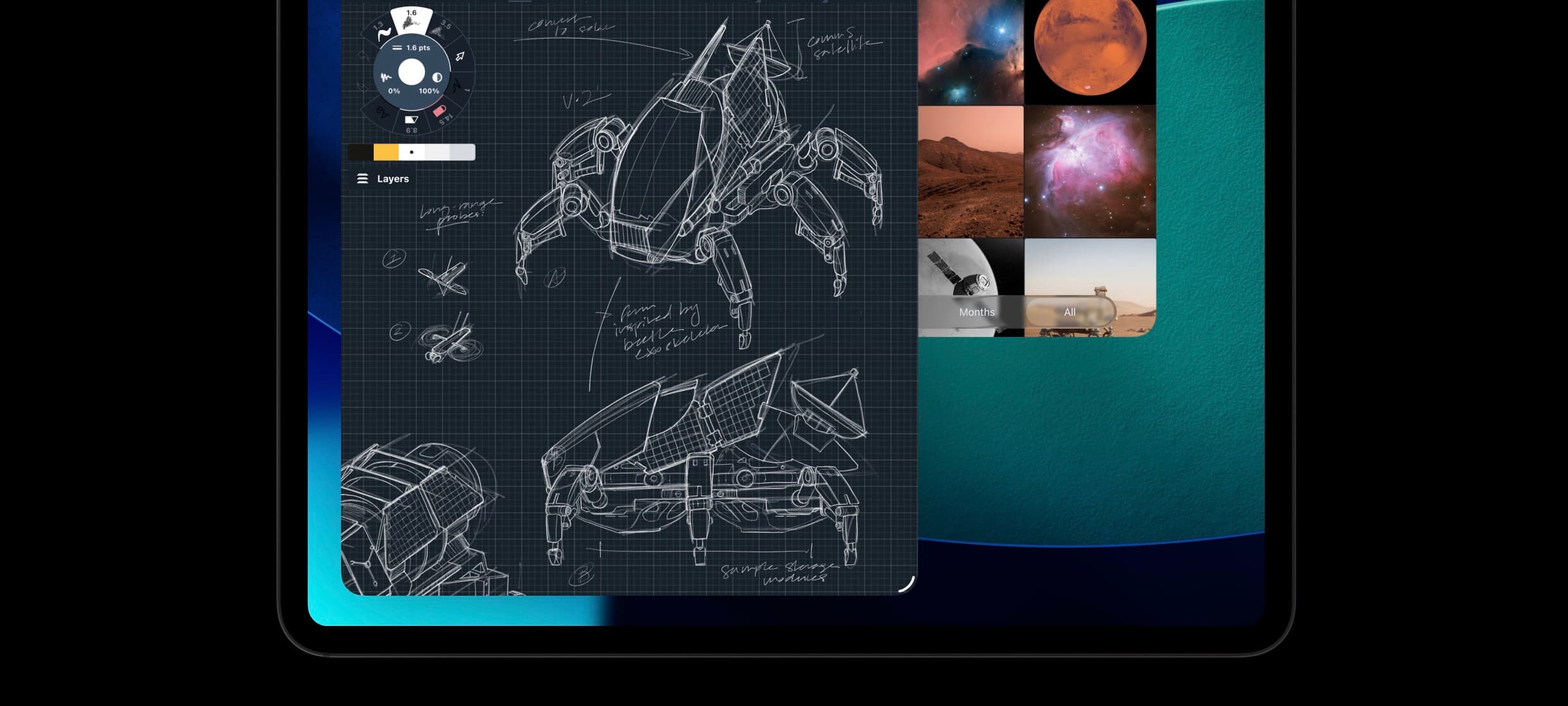 طراحی دیجیتال با آیپد پرو m5